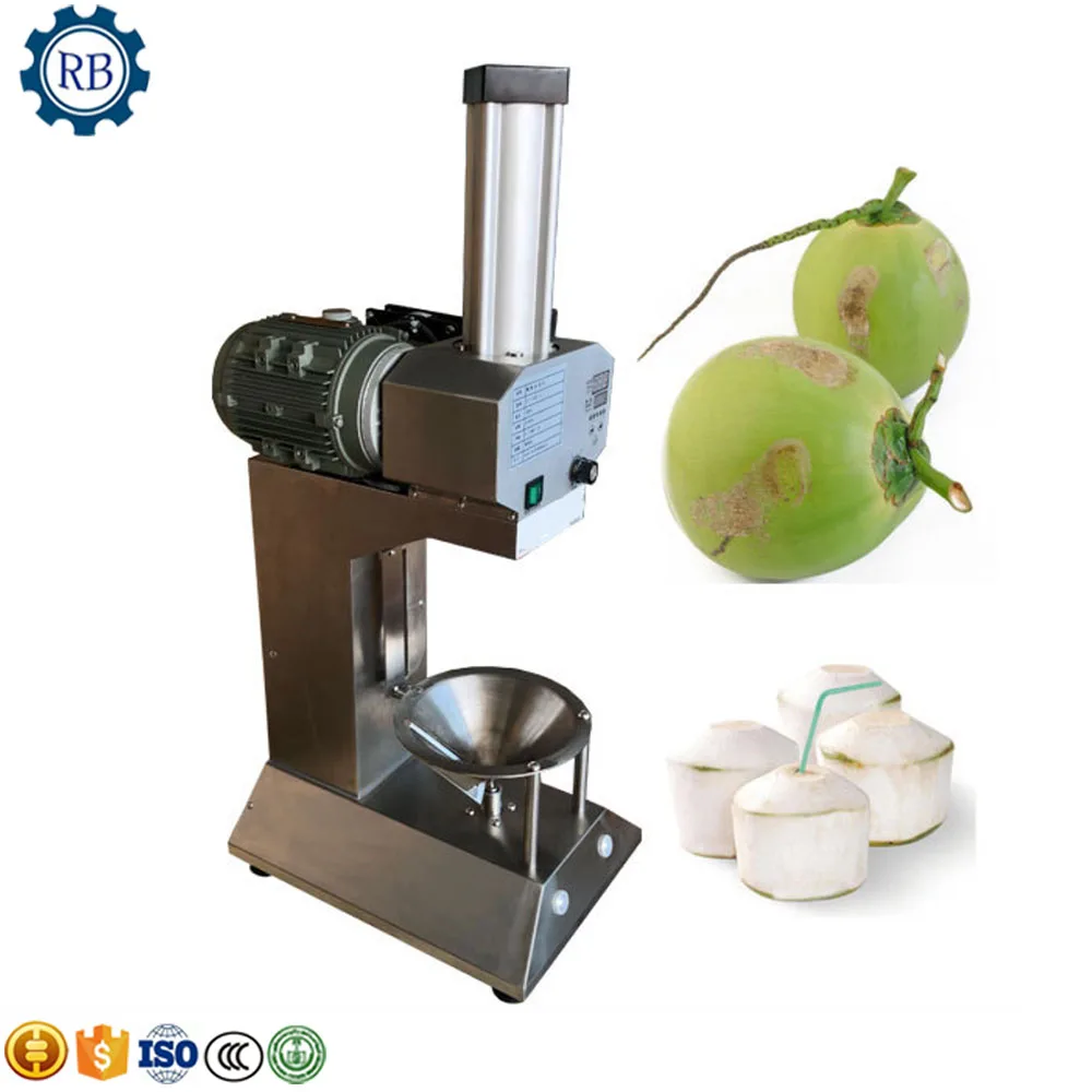 Автоматична Машина за изрязване на кокосов орех от неръждаема стомана, Машина за премахване на кората на кокосов орех, Diamond машинка за почистване на кокосов орех