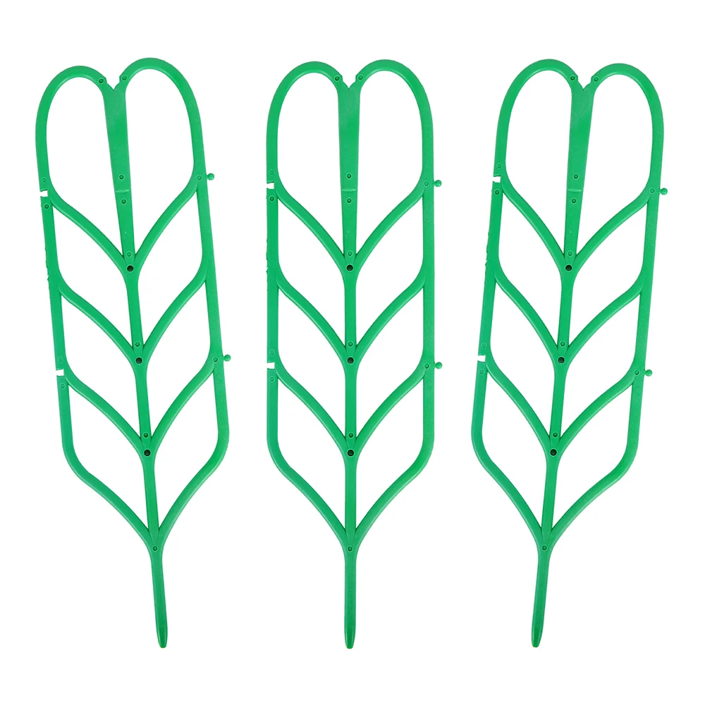 3 бр. градински поставка за увивни растения, пластмасова решетка за растенията, мини-стойка за увивни растения, Рамка за подкрепа на растения, Домати на закрито