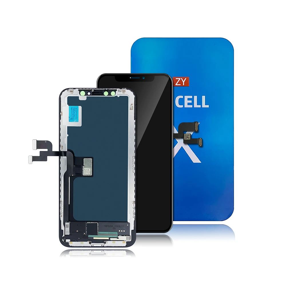 ZY Incell за iPhone X Xs Max XR LCD сензорен дисплей, дигитайзер, в събирането, резервни части за iPhone 11 Pro Max