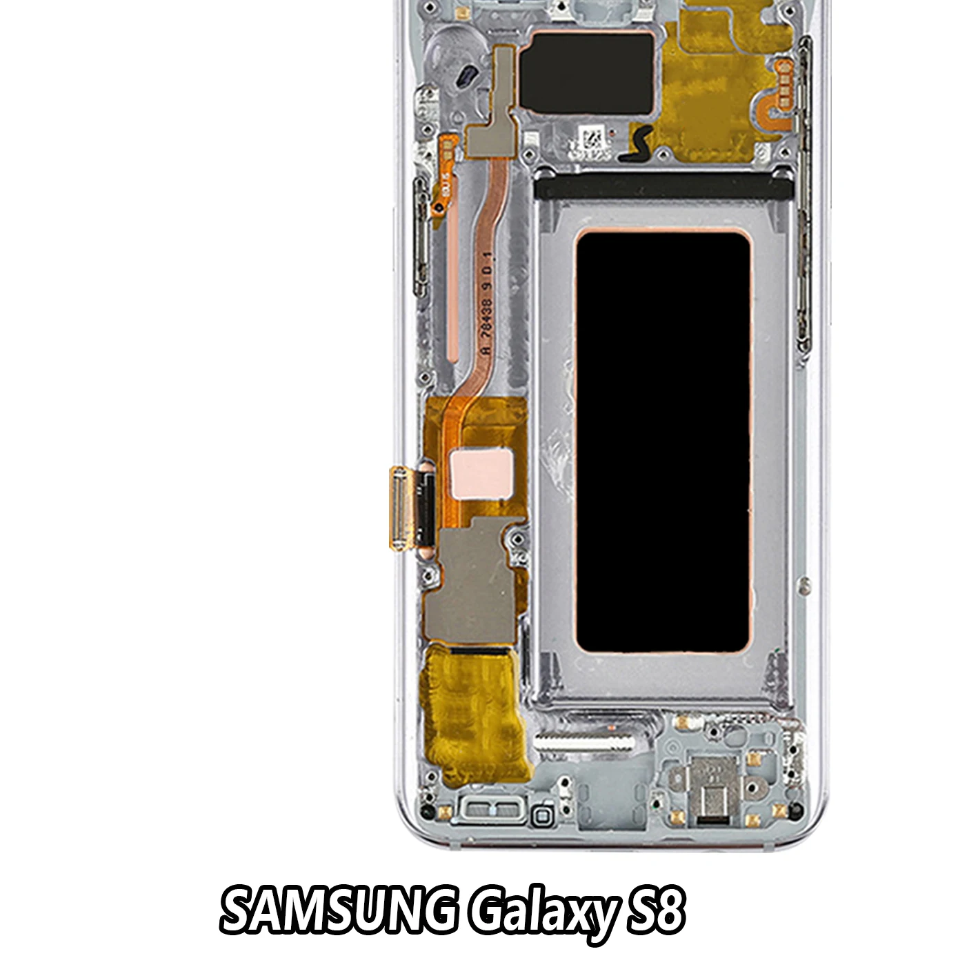 5 бр. AMOLED На Samsung Galaxy S8 G950F G950FD G9500 G950U LCD дисплей За Samsung S8 Сензорен Екран Дигитайзер В Събирането С Рамка