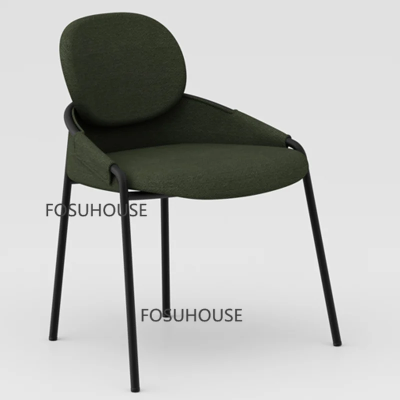 Модерни подправени маси за кухненски мебели, трапезни столове, облегалка и подлакътници, креативен дизайн на обедната стол за дневна