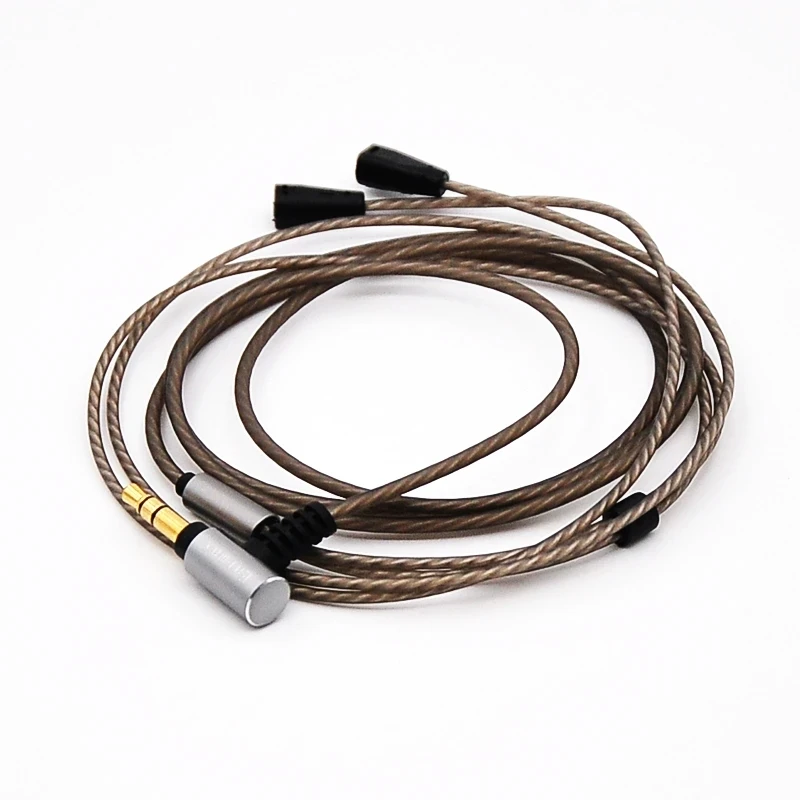 За слушалки Sennheiser IE80S IE80 IE8i IE8, разменени 3,5 мм посеребренный кабел за слушалки