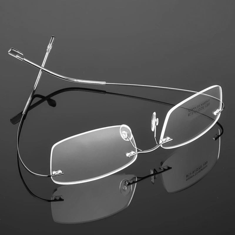Очила за Късогледство без рамки По Рецепта От -0,5 до -8,0 За Мъже И Жени Фотохромичните Срещу Сините Лъчи При Късогледство, Астигматизъм, Адаптивни UF169
