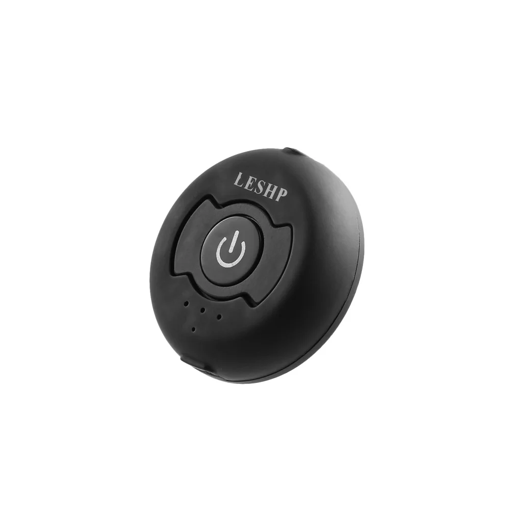 LESHP Round Wireless Mini Hands Free Audio, авто стереовыход, адаптер за предаване за стрийминг на музика, 1-2