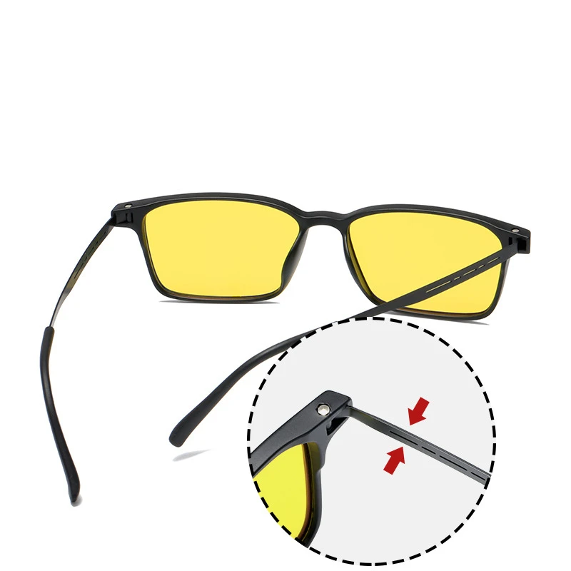 Очила за нощно виждане TR90 със защита от синя Светлина, мъжки и Женски компютърни слънчеви очила Blue-ray, компютърни очила за нощно шофиране, игрови точки