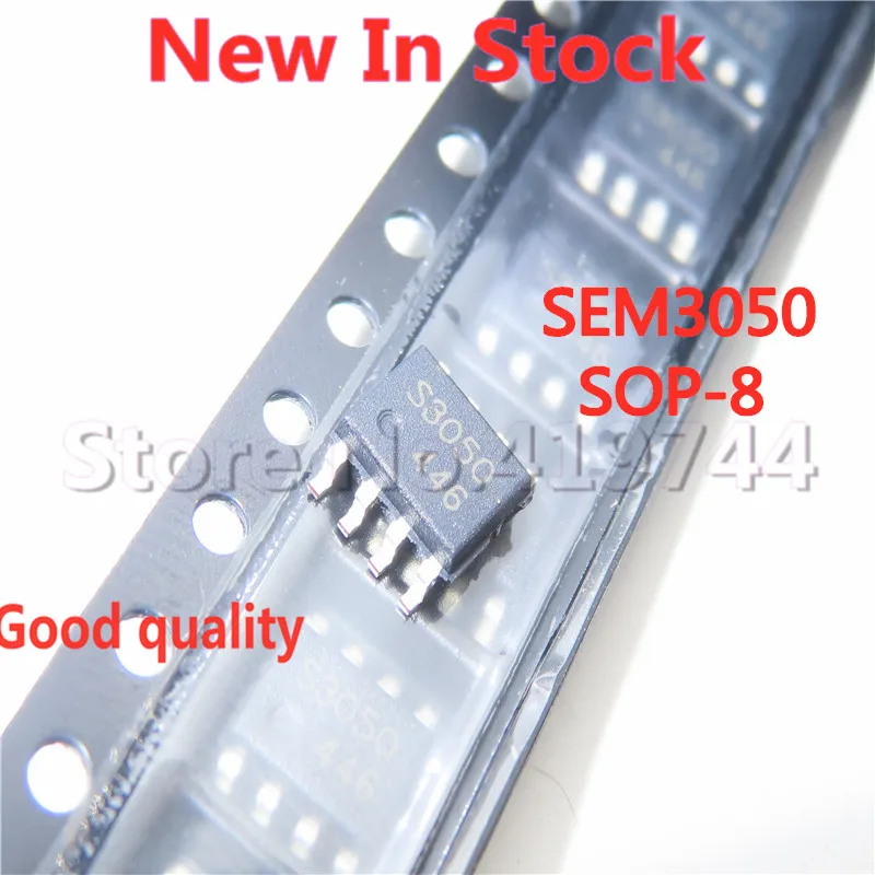 5 бр./лот S3050 SEM3050 СОП-8 LCD чип храна в наличност, НОВ оригинален чип