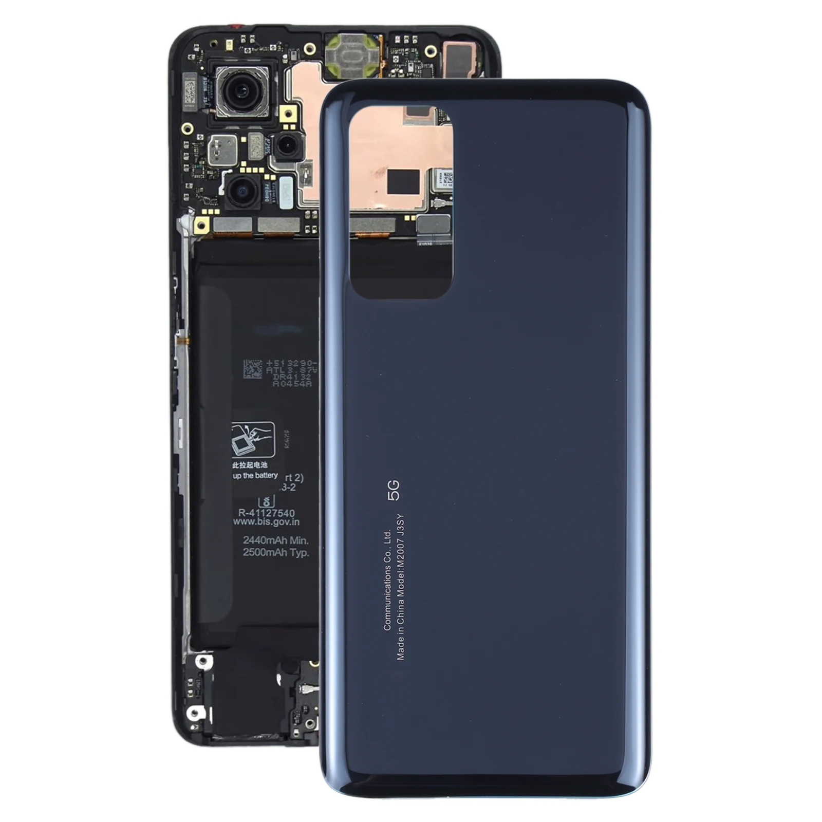 Стъклена Задния капак на отделението за батерията за Xiaomi Redmi K30S/Mi 10T/Mi 10T Pro, резервни части за вашия мобилен телефон