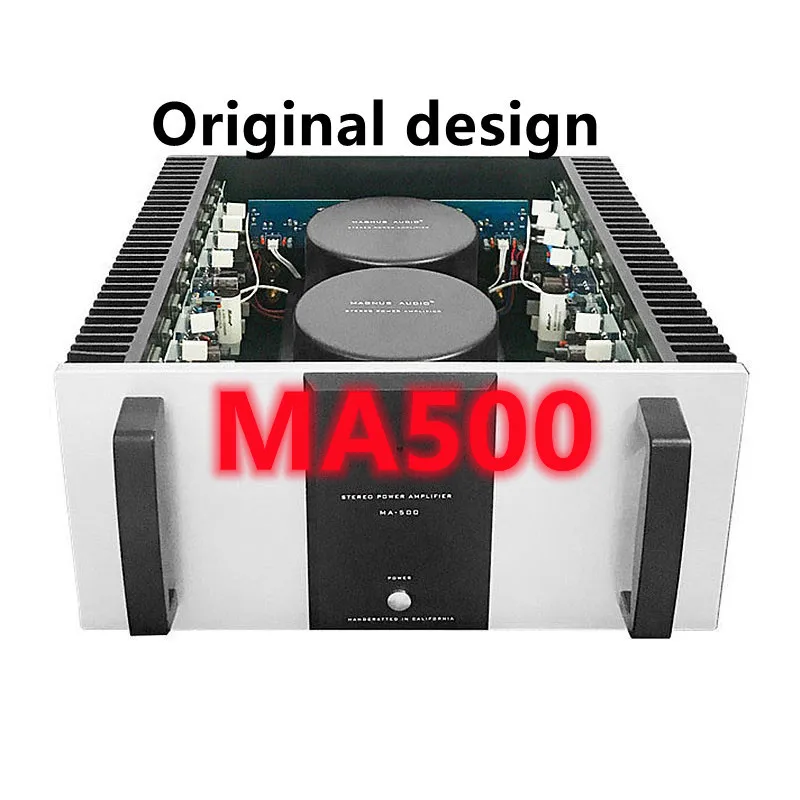 Усилвател на мощност HIFI Amp MA500 с 2.0-канален клас AB Оригинален дизайн, 600 W + 600 W