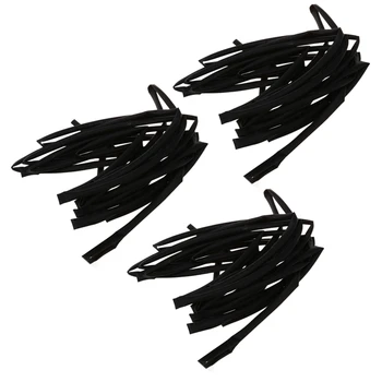 3 бр. Свиване тръба с диаметър 6 метра с метална намотка, свиване тръба черен цвят