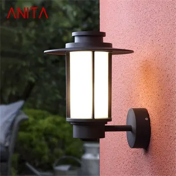 · Външни стенни лампи на дени, класически led осветление, водоустойчиви стенни IP65 за декорация на дома, веранда, вила