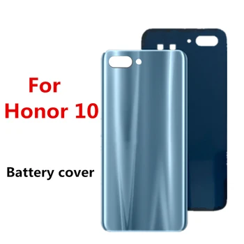 За Huawei honor 10 Задния капак на отделението за батерията Задната със стъклен капак на корпуса за Huawei honor10 Подмяна на корпуса капак на отделението за батерията