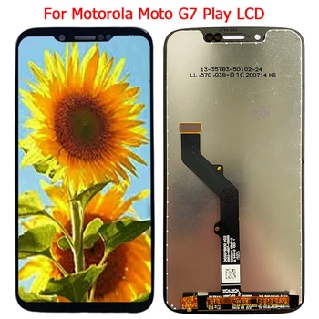 5,7-инчов LCD дисплей G7 Play за Motorola G7 Play, LCD сензорен дисплей, дигитайзер, възли за Мото G7 Play, ремонт на LCD екрана