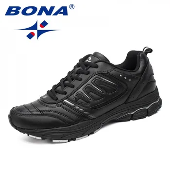 BONA/Нови стилни мъжки маратонки за джогинг, треккинговые маратонки Ourdoor, спортни обувки дантела, удобна, лека, мека, Безплатна доставка