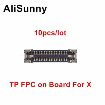 AliSunny 10 бр. Конектор 3D Touch TP/ LCD спк стартира строителни за iphone X XR Дигитайзер на логическа платка Montherbord