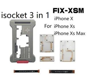 за iphone 11 11pro max Fix-11pm pro xs/xs-max тестово устройство за дънната платка двустепенна тестер на дънната платка FIX-XSM iSocket 3 в 1