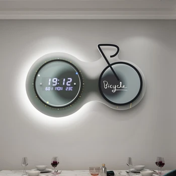 Модерни електронни часовници за всекидневна 2022, цифрови Домашни окачени на стената минималистичные Творчески Елегантни
