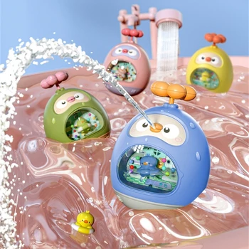 Детски сладък cartoony чаша за вода, играчки за къпане, детска забавна игра във водата, басейн, плаващ животно, играчка за къпане на деца, подарък