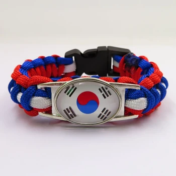 гривна infinity Южна Корея, чар, гривни с флага на Южна Корея, модерни подаръци за жени и мъже в Южна Корея