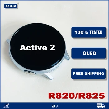 За Samsung Watch Active 2 R820 R825 44 мм OLED дисплей в събирането на сензорен екран оригинален дисплей за Samsung Active2