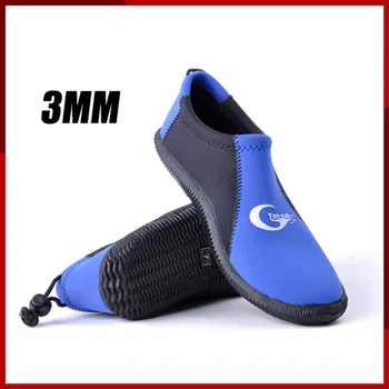 Оригиналът на обувки за гмуркане Yon Под 3 мм за унисекс, бързосъхнеща неопреновая водна обувки, камуфляжные чорапи за гмуркане с еластична гумена лента