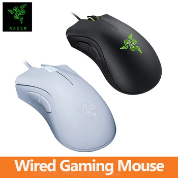 Жичен детска мишка Razer, оптичен сензор 6400DPI, 5 независими бутони, професионална мишка за преносими PC-геймърите