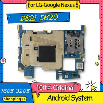 За LG Google Nexus 5 D821 D820 дънната Платка, Оригинална Логическа такса За LG Google Nexus 5 D821 D820 дънна Платка със системата Android