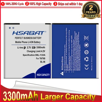 HSABAT 3300 mah BL-06/BL 06 Батерия за телефона THL T6s T6 Pro T6C Батерия DEXP S Ixion ES2 5 