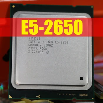 Xeon E5 2650 Процесор C2 20M Кеш 2.0 Ghz 8,00 Hz/с 95 W LGA 2011 Процесора e5-2650 X79 DDR3 D3 дънна Платка Платформа За комплект Intel xeon