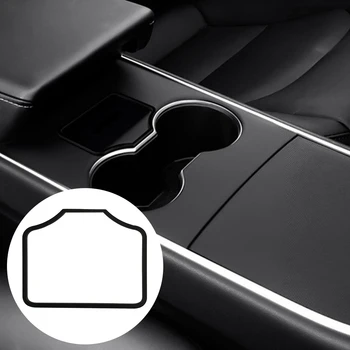Държач за ключове от картата, за да стартирате двигателя на автомобил за Tesla Model 3 Y Светлината на Ограничителен стикер Аксесоари за декорация на интериора