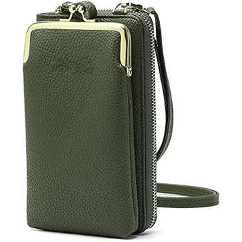 Малка дамска чанта през рамо за телефон, чанта за мобилен телефон, дамски портфейл, скъпа мини чанта на рамото, притежател на кредитна карта, портфейла