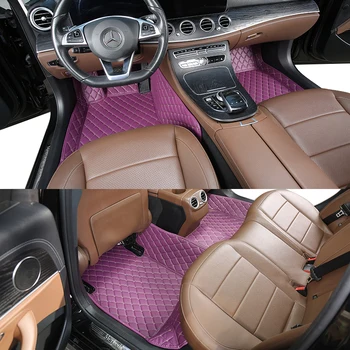 Автомобилен тампон от кожа Напа, килим за Volvo XC90 2015 ~ 2020, дамски розови аксесоари, Директна доставка, резервни части за интериора