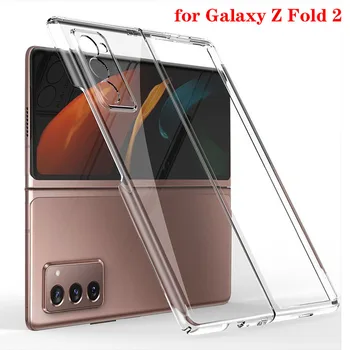 Калъф за Samsung Galaxy Z Fold 2, противоударные седалките от TPU, калъф за Galaxy Z Fold2 отпред и отзад, прозрачен защитен калъф за вашия телефон