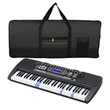 61 Клавиша, електронно пиано, чанта за съхранение с голям капацитет, Органайзер, Преносима чанта, чанта за носене на багаж, Стоки за съхранение