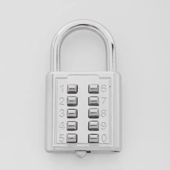 3X анти-кражба бутон Разход заключване с цифра притискателния парола за Заключване за сигурност от сплав с Куфар кодекс заключване за багаж