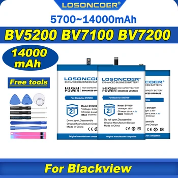 100% Оригинална батерия LOSONCOER 5700 mah-14000 ма За Blackview BV5200 BV7100 BV7200