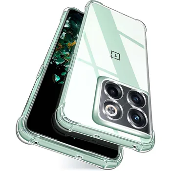 Устойчив на удари Прозрачен Мек Калъф за OnePlus 10T 10R 1 + 11 11R Силиконова делото за OnePlus 7T Pro 8 Pro One Plus 9 Pro Pro 10