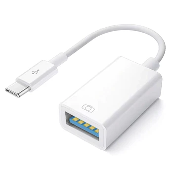 Кабел Type C към USB OTG адаптер USB Type C от мъжете към USB 3.0 Женски кабел-адаптер
