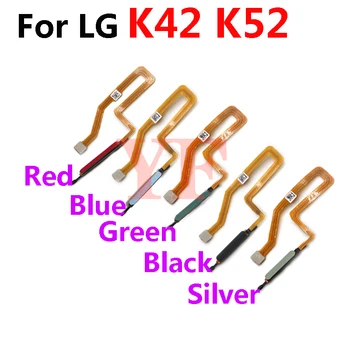 Четец на пръстови отпечатъци за LG K42 K52 K62 Plus Бразилската версия на Бутон Home Меню за пръстови отпечатъци клавиш за връщане Сензор гъвкав кабел