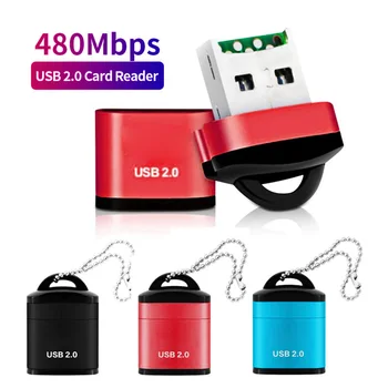 Мини USB-устройство за четене на карти памет TF USB 2.0, мини-устройство за четене на карти памет, мобилен телефон, високоскоростен USB адаптер За Аксесоари за преносими компютри