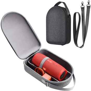 Най-новата чанта за съхранение на портативни говорители ЕВА, твърда чанта, кутия, защитен калъф за JBL Charge 3, калъф за Bluetooth говорител, калъф