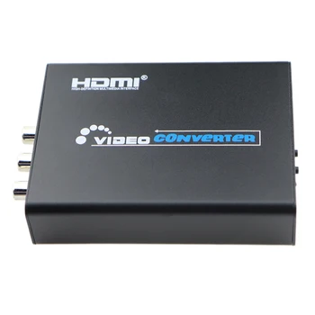 3RCA AV Композитен CVBS, S-Video R/L Аудио конвертор HDMI Адаптер Поддръжка на 720 P/1080 P за PS2 PS3 NES, SNES, Nintendo 64 HDTV