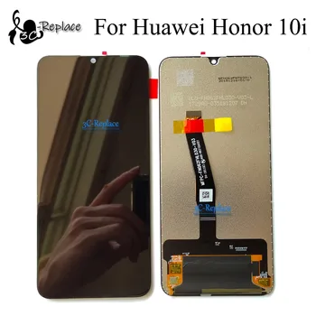 Оригинален Черен 6,21 инча За Huawei Honor 10i HRY-LX1T LCD Сензорен Дисплей, Дигитайзер, В Събирането, Резервни Части