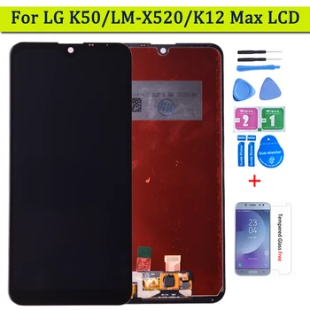 Оригиналът на Екрана За LG K50 LCD Сензорен Панел Дигитайзер на Екрана В Събирането на Замяна За Ремонт на Дисплея K12 Max X520