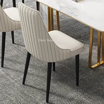 Отпуснете се Луксозни столове за всекидневна Творчески акцент на ресторанта е Уникален Стол за пода в спалнята Дизайнерски Мебели Muebles De Cocina DC059