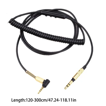 Кабел за слушалки с мек Тел за sony mdr-10r MDR-1A XB950 Z1000 MSR7, Стереокабель за слушалки