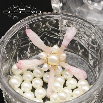 Glseevo дизайнерски брошки от естествени перли, за жени, луксозен марка, парти по случай рожден ден, реколта дрехи за момичета, розови брошки GO0396B