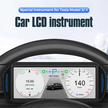 За Tesla, Модел 3 HUD Дисплей на арматурното табло Heads Up Дисплей на Автомобила за Tesla, Модел Y Аксесоари Скоростомер 6,8 