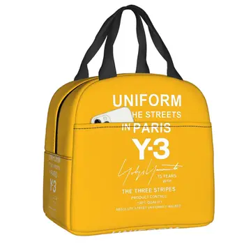 Изработена по поръчка женствена чанта за обяд Yohji Yamamoto с термоохладителем, изолирани обяд-апарати за ученици в училище