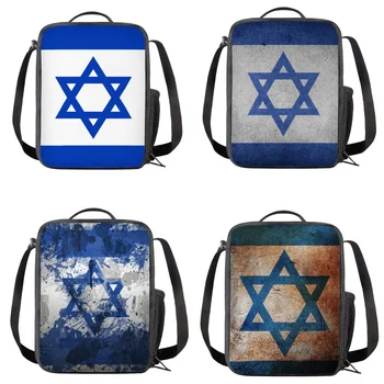 Чанта за обяд с израелски флаг, отделно за мъже и жени, кутията за обяд с пагон, училищни термоизолированная кутия за тийнейджъри, момичета и момчета
