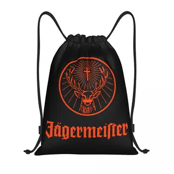 Обичай чанти на съвсем малък Jagermeister за пазаруване, раници за йога, женски мъжки спортен раница за фитнес зала